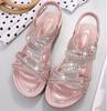 Fashion Crystal Sandals Woman Flip Flops Shoes Fashion Summer Flat Sandals Bohemian Ladies Sandals Casual Women Shoes