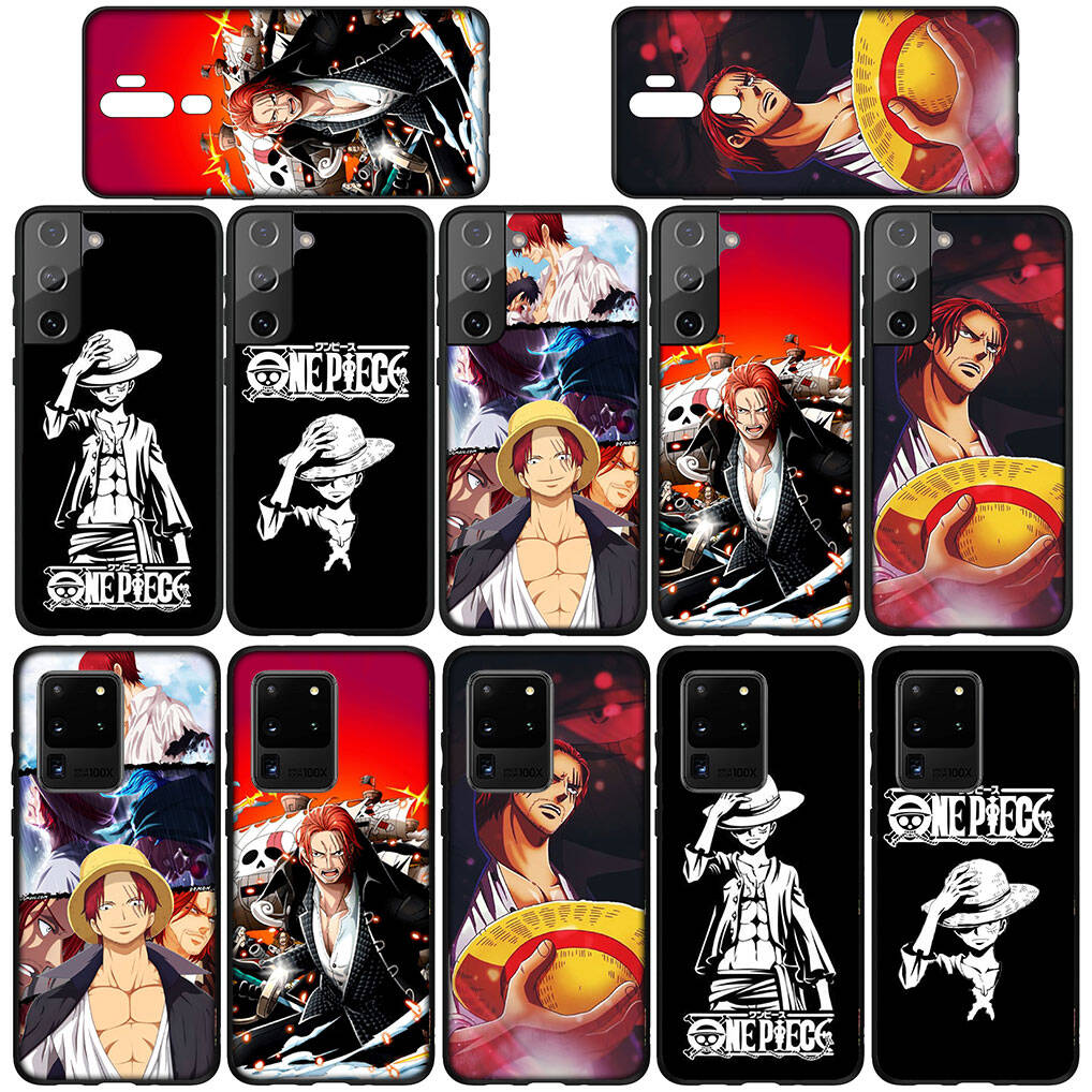 Für Motorola Moto Edge 70 60 50 G54 G86 Samsung Galaxy S25 iPhone 17 16 15 Xiaomi Redmi Note 14 13 Pro Max Hülle Rotschopf Shanks Luffy One Piece Cover