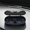 Portable Car Sun Visor Glasses Holder Multifunctional In-Car Sunglasses Storage Box Eyeglass Organizer Case