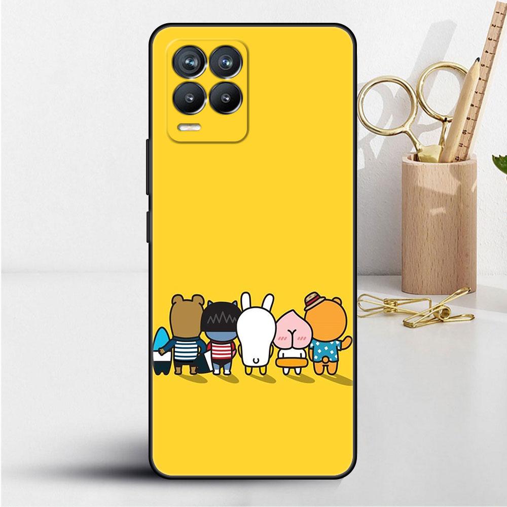 Kakao Friends Hülle für Realme 8 C21y GT Neo 2 3 8i C21 7 C11 6 C12 C35 C3 GT 9 Pro C12 Master Funda Telefonabdeckung
