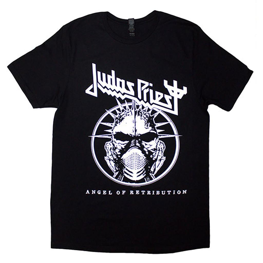Men's Judas Priest Angel Of Retribution Headshot T-Shirt Mens Womens Tees Top Black