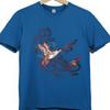 Hummingbird Graphic T Shirt Bird Art Tee Nature Design with Music Notes