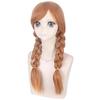 Eileen Frozen Anna Adult Cosplay Wig, Heat-Resistant, Perfect for Halloween, Christmas, Costumes, Cultural Festivals, Festivals, and School Festivals