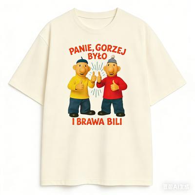 T-shirt Imprimé Personnage d'Anime Hommes et Femmes Été Coton Vêtements Y2K Col Rond Manches Courtes T-shirt