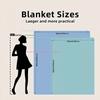 1pc Warm and Cozy Flannel Blanket for Mom - Perfect Gift for Birthdays and Special Occasions