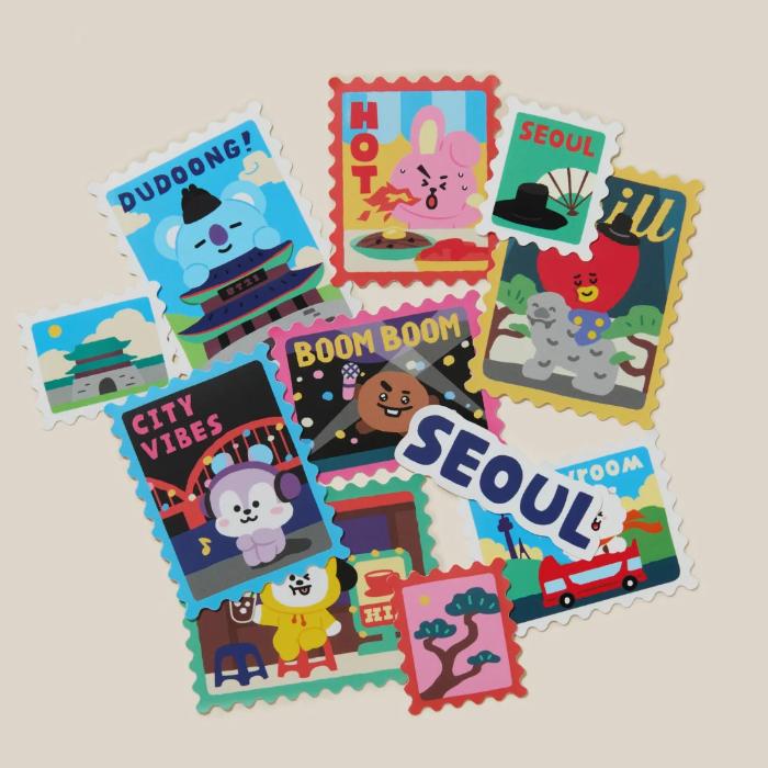 BT21 Seoul Edition Sticker-Pack