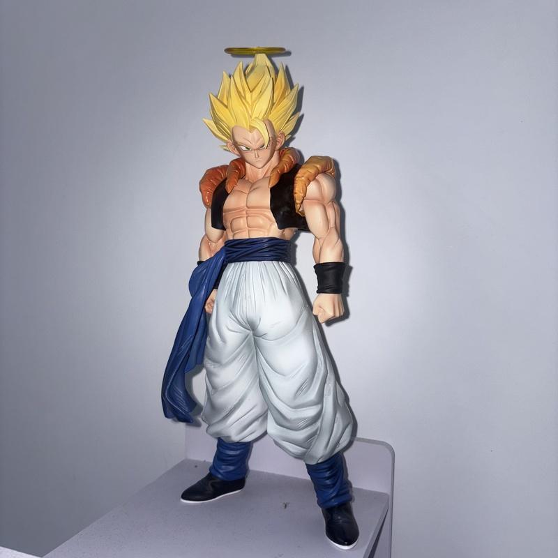 New Zb Studio Dragon Ball Anime Figure 30cm Gogeta Figure Super Saiya Ssj Figure Pvc Statue Collection Model Toy Gift