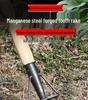 Five-Tooth All-Steel Rake for Beach, Clam Digging, and Gathering Seafood
