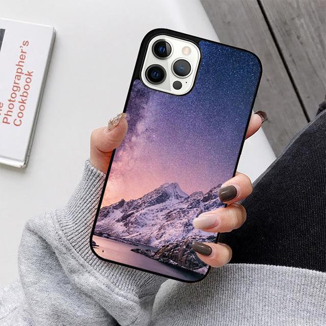 Star Space Moon Night Phone Case For iPhone 17 Air 16 15 14 13 12 11 Pro Max Plus Max Cover Shell