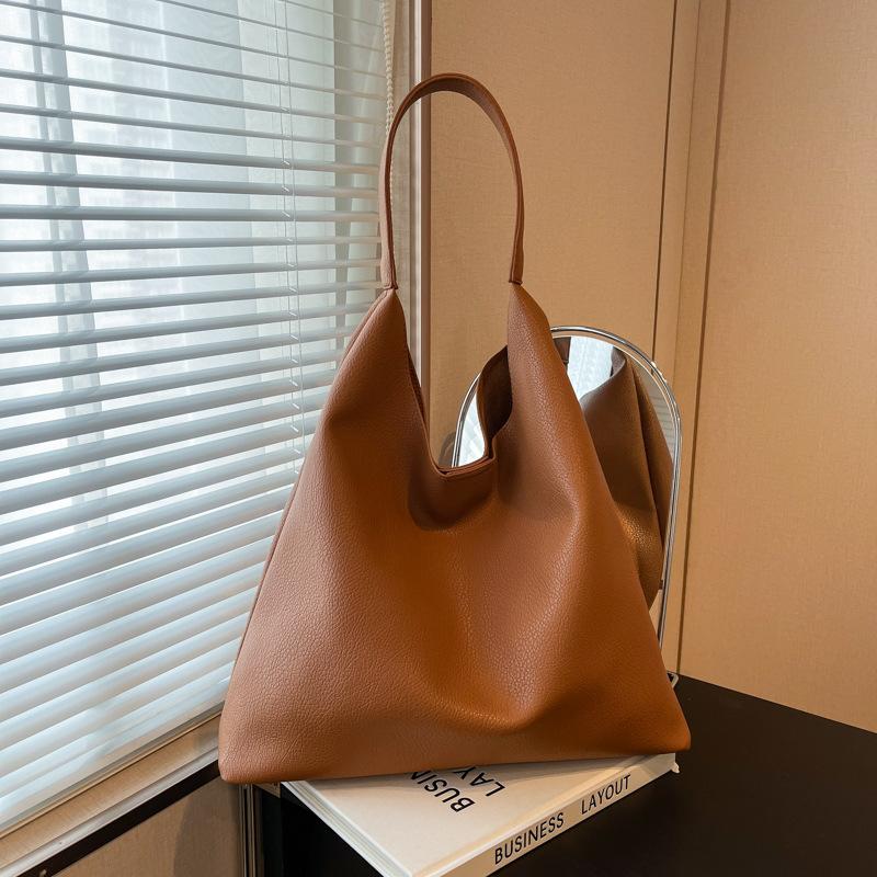 Lazy Wind Bag Women's Large-capacity New Autumn and Winter Versatile Simple Shoulder Bag Commuter Tote Bag