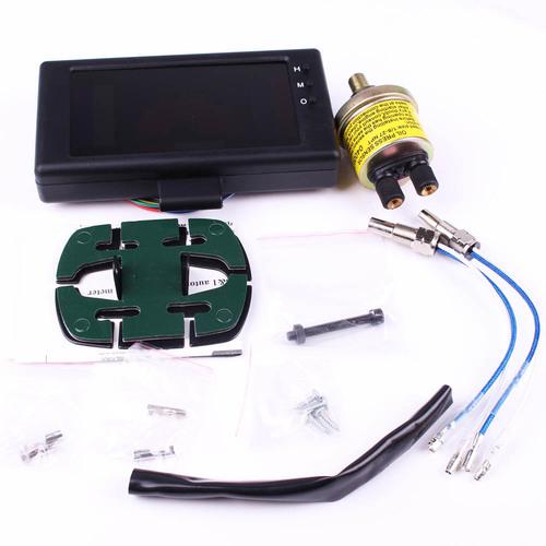 5'' LCD Digital 6in1 Car Volt/Water Temp/Oil Temp/Oil Pressure/Hour Gauge Meter