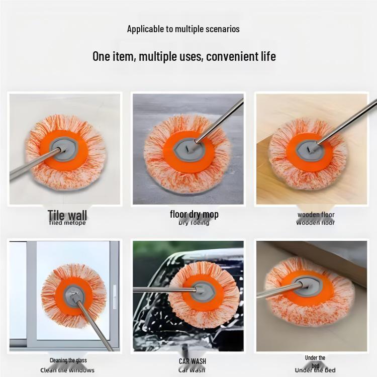 Sunflower Multifunctional Mop for Ceiling & Wall Cleaning – Dry/Wet Use