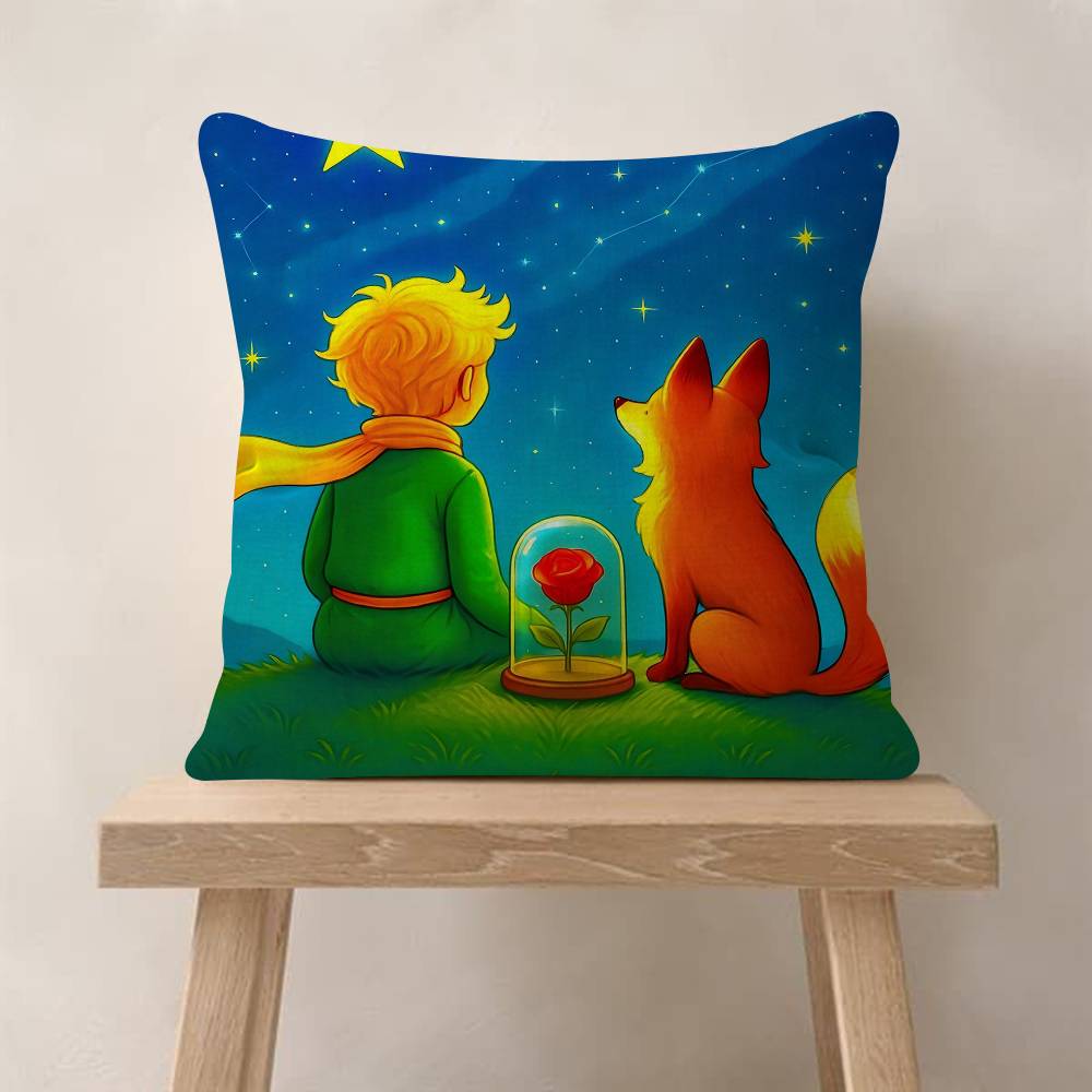 Der kleine Prinz Fuchs Anime Kissen Geschenke Heim Büro Einrichtung Schlafzimmer Sofa Auto Kissenbezug Hülle xcm