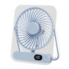 Ultra-Thin Mini Fan: Silent, Long Battery, Strong Wind, Compact for Desktop or Office Use