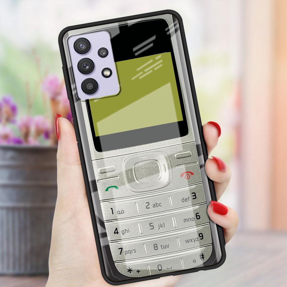 Magnetisches Radio Kassetten Glas Etui Für Samsung Galaxy A52 A71 A50 A51 A70 A21s A31 A72 A10 A12 A30 A22 5G Handyhülle