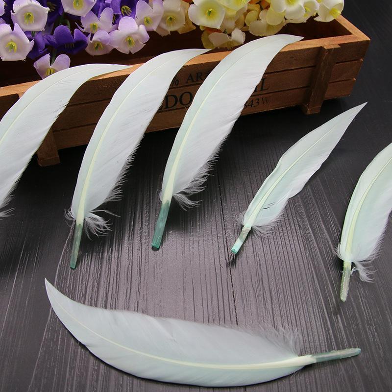 50Pcsdiy Scimitar Feather Colored Feather Handicrafts Jewelry Accessories Material Feather