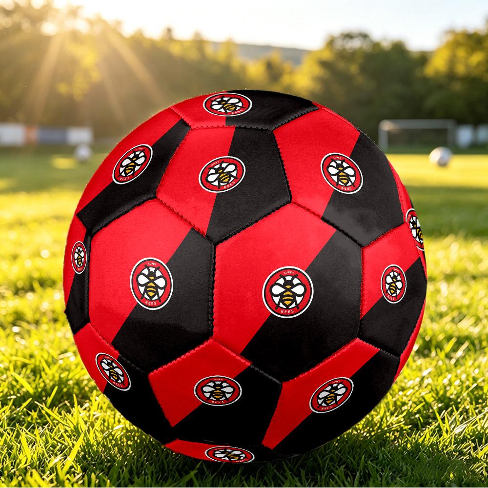Brentford FootballPrinted Size 5 Soccer Bl, Anti Slip Adult Match Football Souvenir for Football Fans