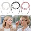 Fashion Crystal Beads Eyeglass Holder Beaded Anti Drop Glasses Chain Cord Holder Nonslip Glasses Straps Women Men