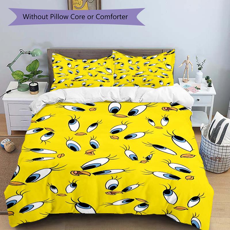 3pcs Bedding Set  Includes 1 Comforter + 2 Pillowcases, Without Pillow Inserts, Soft Comfortable, Lightweight Breathable, Printed Home Bedro