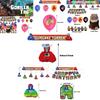 Gorilla Tag Birthday Party Decoration Set Spiral Balloon Arrangement With Cake Topper And Flag