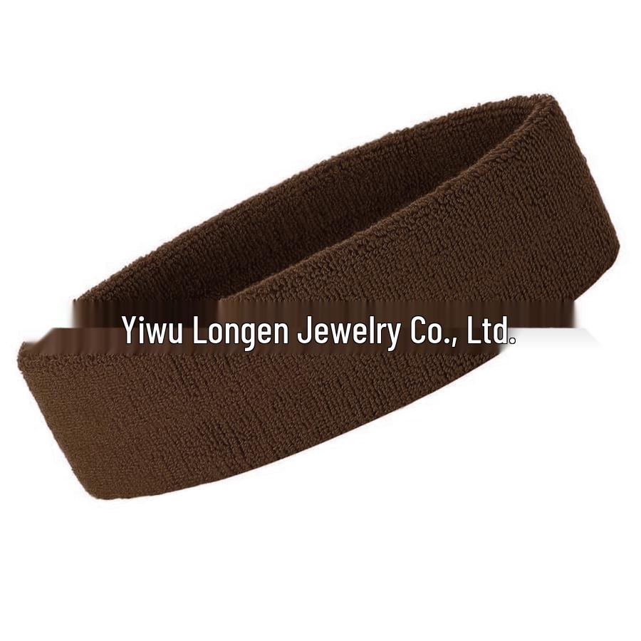 Unisexowy Opaska Sportowa Absorbująca Pot do Fitnessu i Jogi - Modna Opaska do Włosów