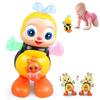Flash Lighting Dancing Bee Toy Interactive Children Music Pets Bee Electric Toys  Girls Boys