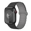 Compatible Silicone Magnetic Buckle Band for Apple Watch Series 1-11, Ultra 3, SE 3 Three-Bead Style