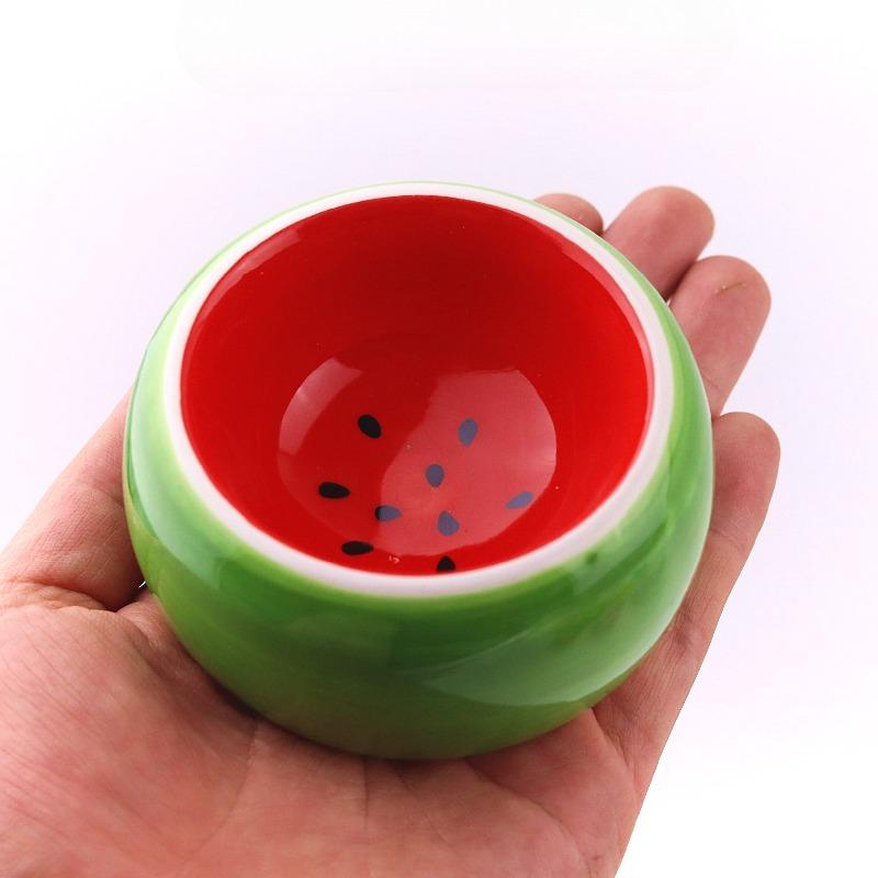 

Hamster Food Bowl Sugar Glider Fruit Color Ceramic Bowl Hedgehog Food Bowl Squirrel Golden Silk Bear Food Bowl Hamster Supplies