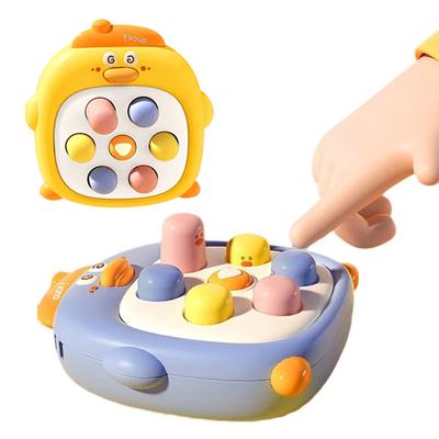 Mini Hau-den-Maulwurf Hand-Auge-Koordination Lernspielzeug Zufällige Farbe Kinder Kneif-Finger Dekompressionsspielzeug