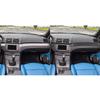 For BMW E46 1998-2005 Carbon Fiber Trument Central Center Panel Trim Strip Car Interior Accessories Decorative Stickers