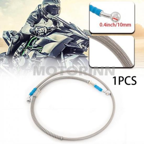 Silver Universal Motorcycle Hydraulic Brake Clutch Oil Hose Line Pipe 150cm 1x