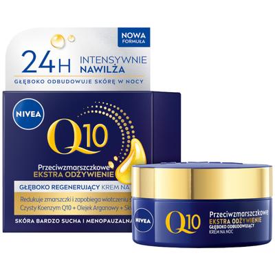 Nivea Q10 Anti-Wrinkle Moisturizing Face Cream for Night 50ml