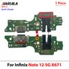 USB Charger Charging Port Dock Connector Board Flex Cable For Infinix Note 11 Pro Note 11 Pro 1G Note 11 1G Note 11 Pro 1G X6711