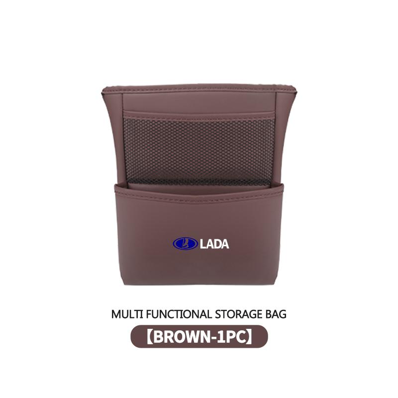 Car Seat Back Storage Hanging Bag Water Cup Phone Container Box For Lada Vesta Niva Samara Kalina Largus Priora Xray Granta PP19