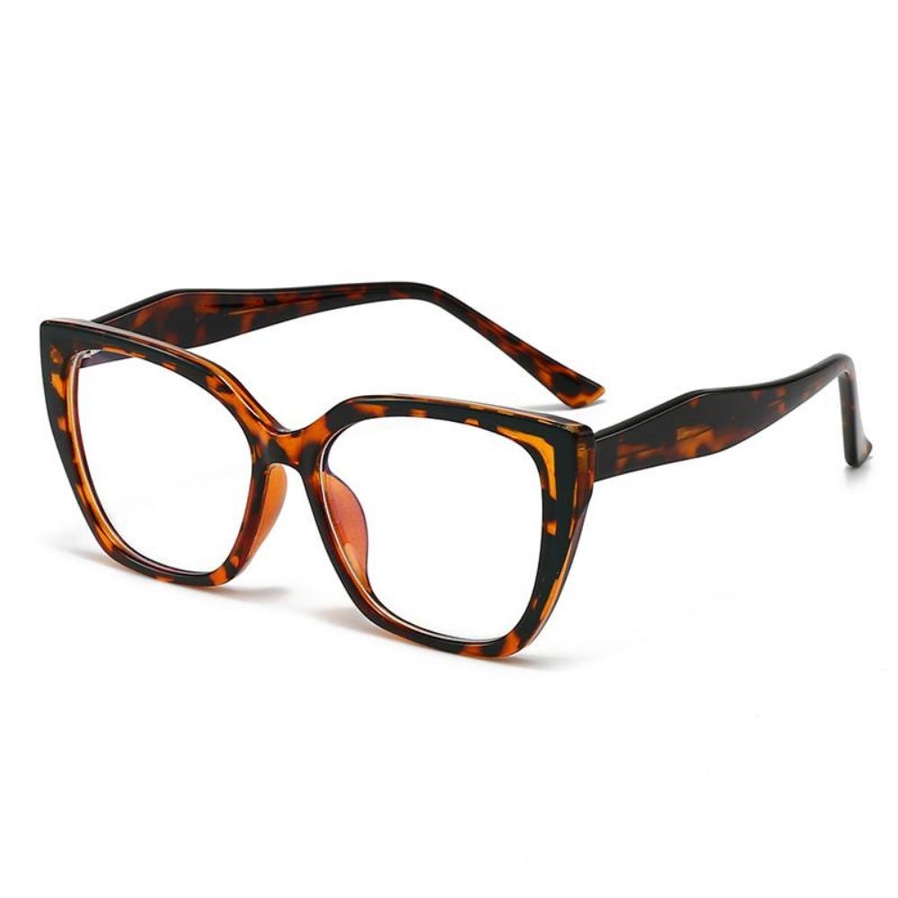 New Anti-Blue Light Glasses for Women Pc Core Legs Fashion Retro Plate Color Flat Mirror Can Be Equipped with Mirror 5704