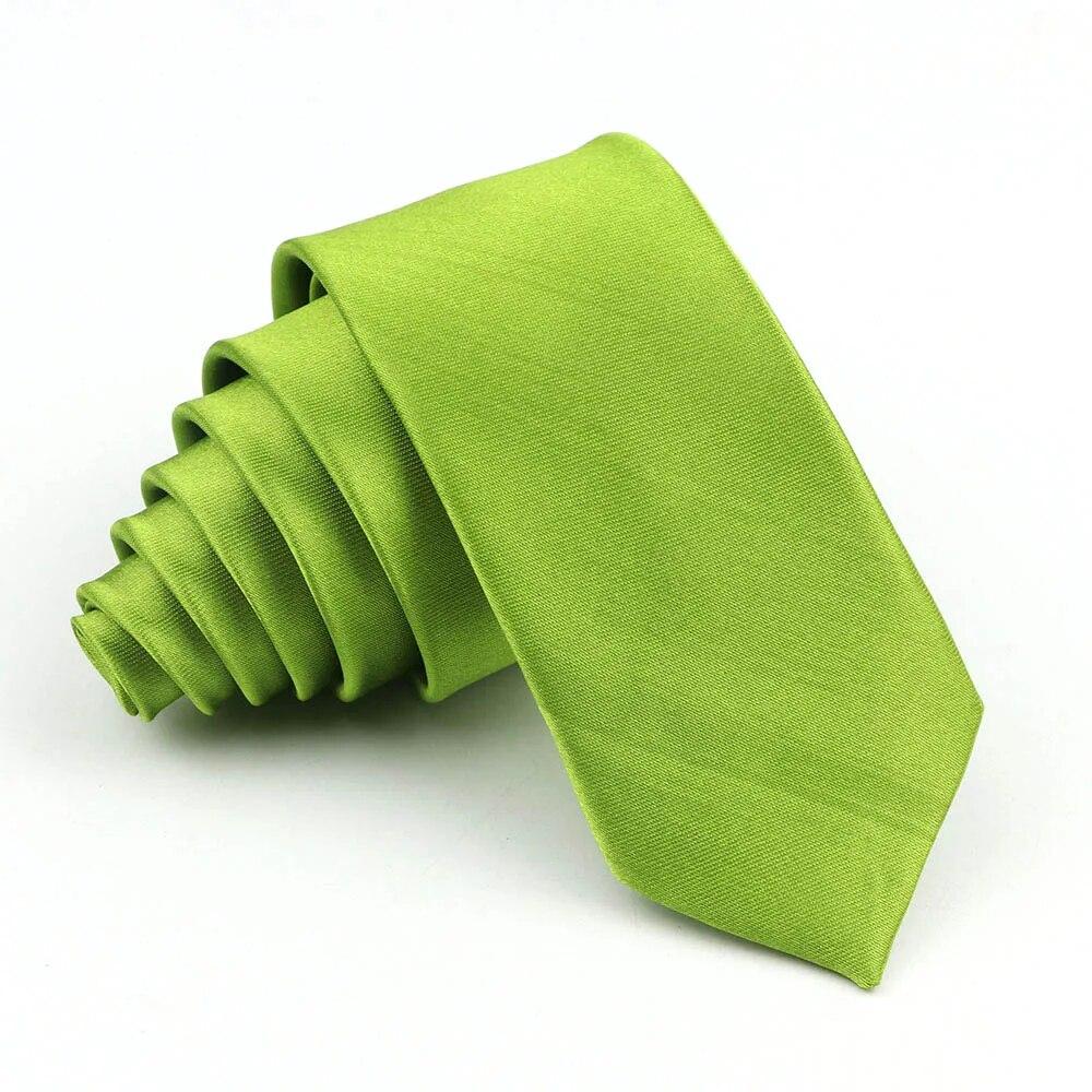 Cravate 5 cm, pour hommes, Angleterre, version étroite, décontracté, groupe de couleurs unies, couleur unie, cravate