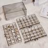 Jewelry Storage Box Transparent Multi-layer Large Capacity Ring Earrings Necklace Bracelet Home Internet Celebrity Drawer
