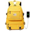 Mode gelber Rucksack Kinder Schultaschen für Teenager Mädchen wasserdicht Oxford großer Schulrucksack für Teenager Schultasche
