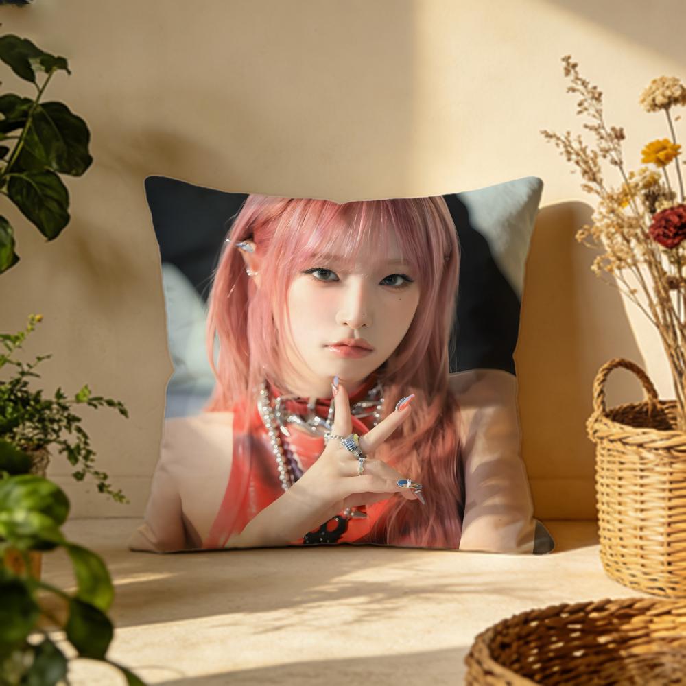 Trendy Cchoi Yenaed Cushion Cover Versatile DoubleSided Pillow Case Fit for Sofa Bed Car Daily Decor