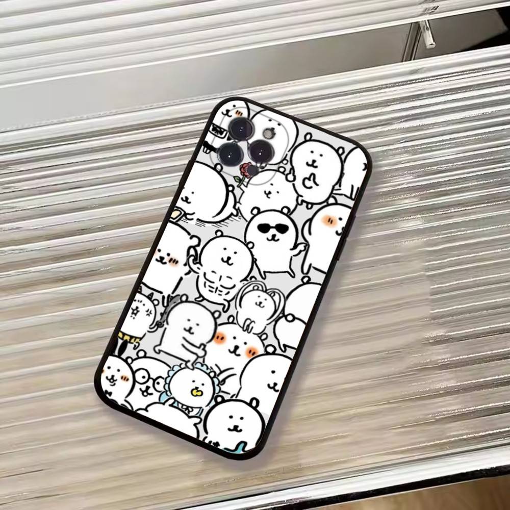 Funny Cartoon J-Joke B-Bear Phone Case For iPhone 17, 16,15,14,13,12,11 Plus,Pro Max, Others Soft Black Cover