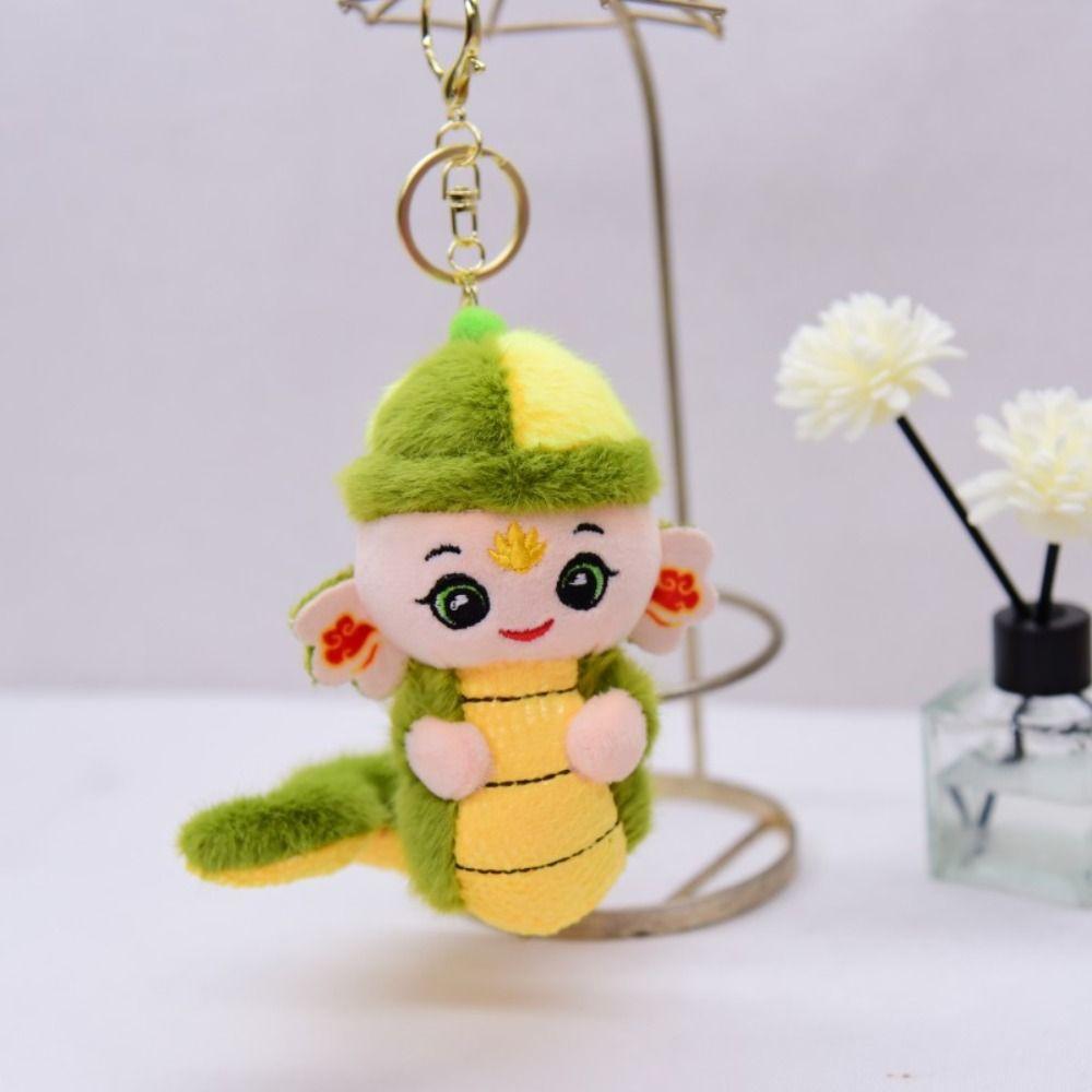 Chinese Style New Year Snake Doll Red/Green Cartoon Animal Pendant  Spring Festival