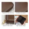 First Layer Cow Leather Card Holder Women Genuine Leather Card Bags For Business Credit ID Cards Driving License Coin Purse