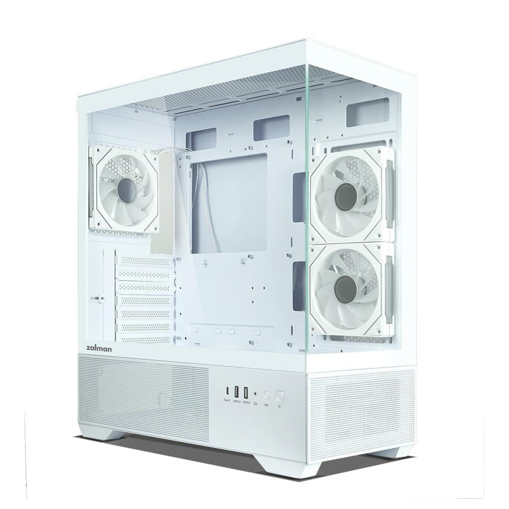 ZALMAN CHRONIX V2 White Mid-Tower PC Case CS9470