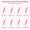 8Pcs Fondant Decorating Tool Set Double Ended Cake Decorating Tools Kit  For Beginners