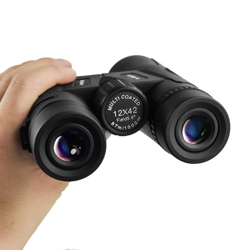 12x42 Binoculars Outdoor Hiking Birdwatching Hunting Travel Adult High Magnification Clear Vision Telescope