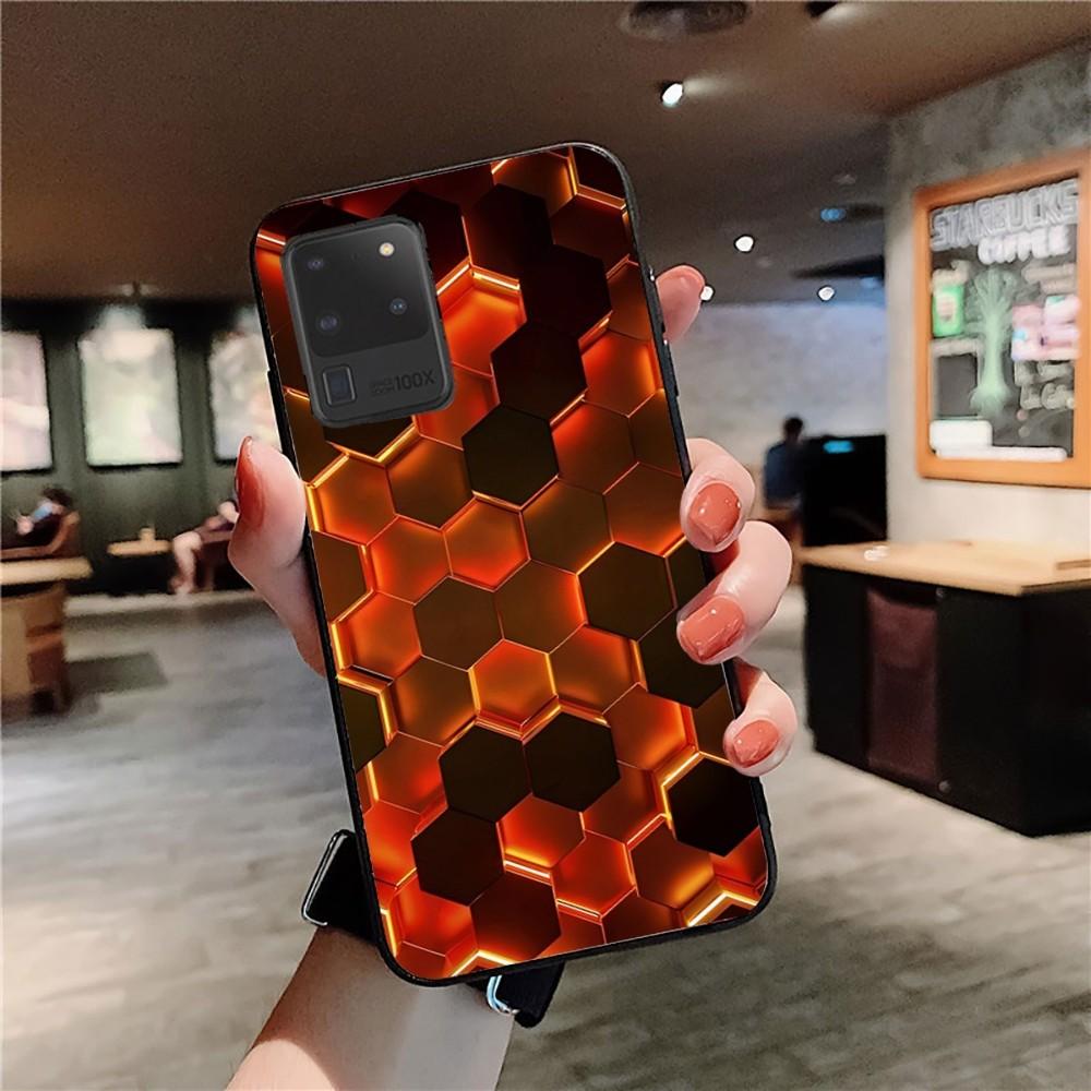 Luxury Geometry Cool Phone Case For Samsung S 9 10 20 21 22 23 30 23plus Lite Ultra FE S10lite Fundas