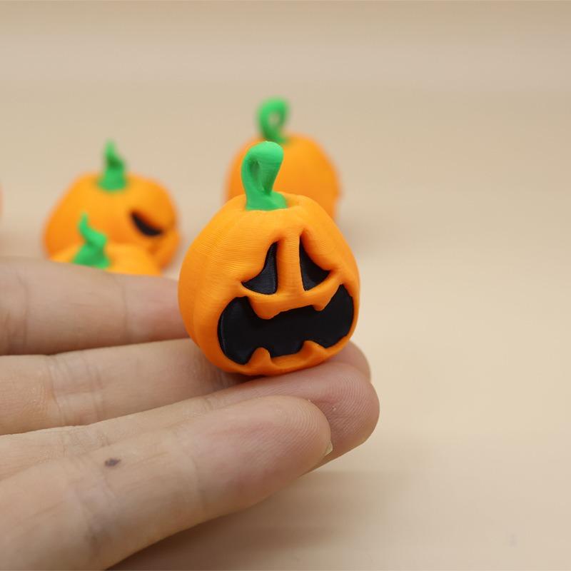 New Halloween pumpkin ghost ornament DIY ornament accessories mini micro landscape ornament