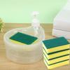 Convenient Soap Dispenser and Sponge Holder Set for Kitchen Bathroom
