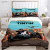 Cute T-Tintines All Season Duvet Cover Cartoon Funny Bedding Sets Soft Quilt Cover and Pillowcases Teen Single/Double/Queen/King