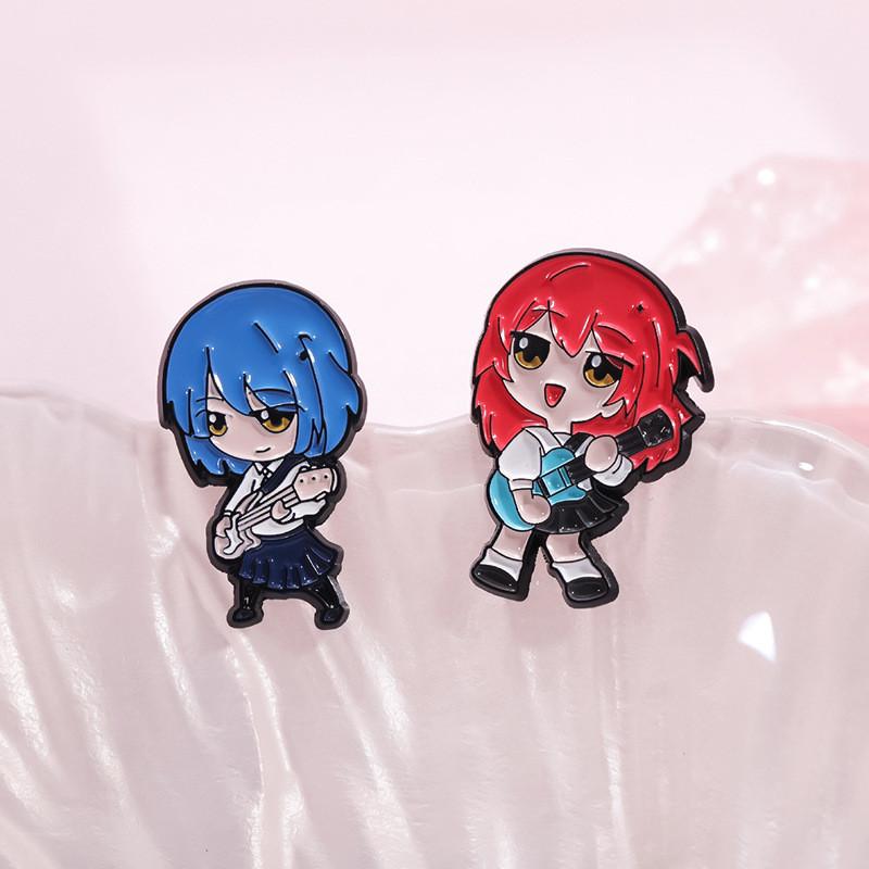 Bunte Cartoon Anime Musikband Charakter Brosche Kreatives Modeaccessoire Für Alle Geschlechter